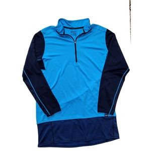 Patagonia Long Sleeve Shirt/Blue-Dark Blue/X-Large